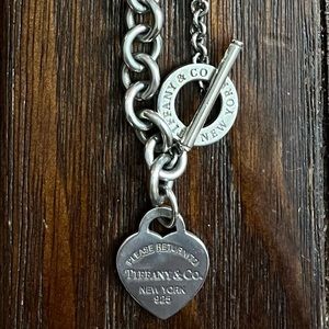 Tiffany heart toggle necklace